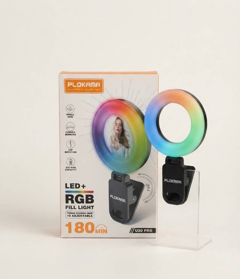 PLOKAMA U20 Pro RGB LED Fill Light