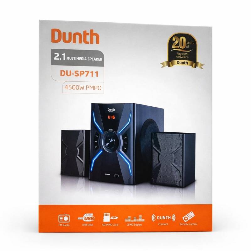 Haut-Parleur Multimedia 2.1 – Dunth DU-SP711 (4500W PMPO)