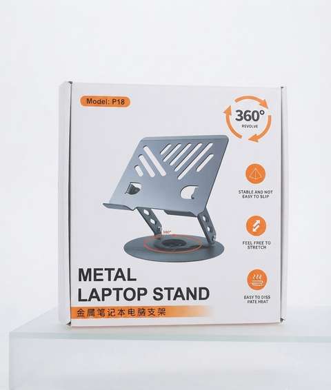 P18 360° Rotating Metal Laptop Stand