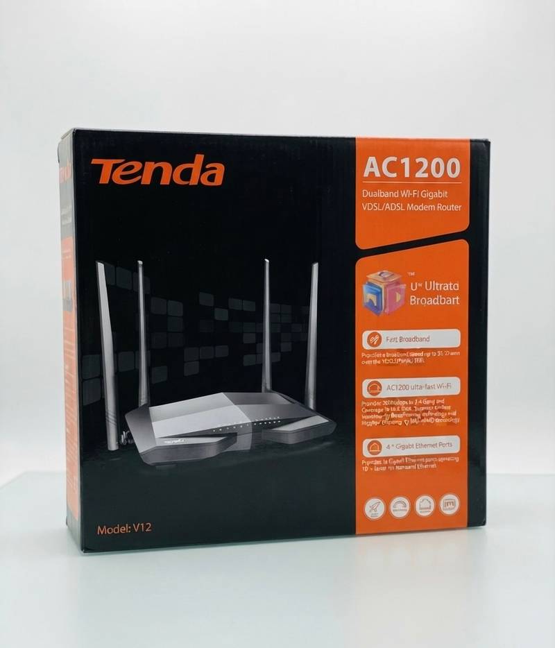 Tenda AC1200 Smart Dual-Band Wi-Fi Router (Model F9)